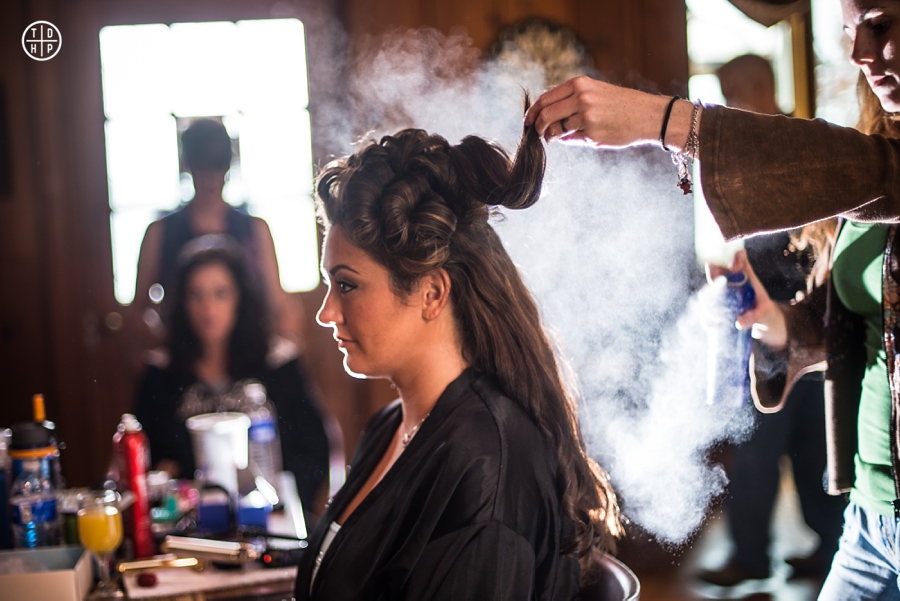 Preparation for an Emerson Park Wedding