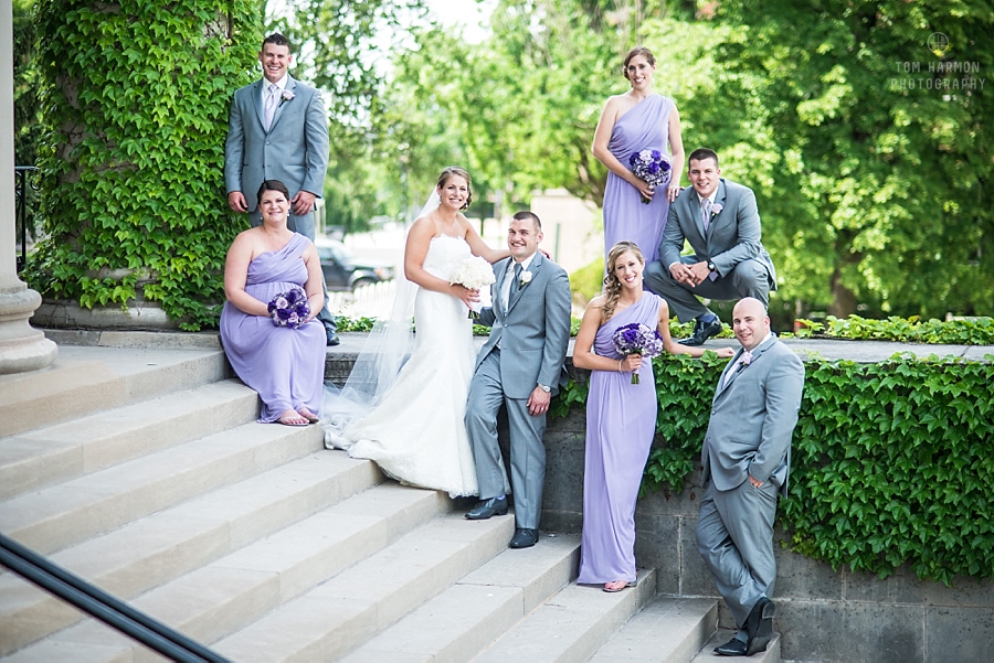 wedding party at hendricks chapel