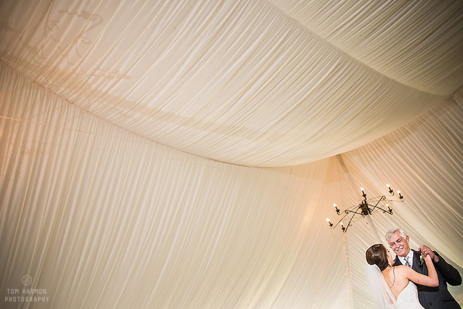 Crossed Keys Inn wedding tent