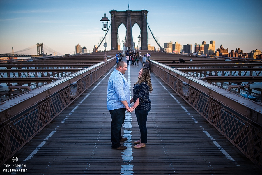 brooklyn bridge engagement