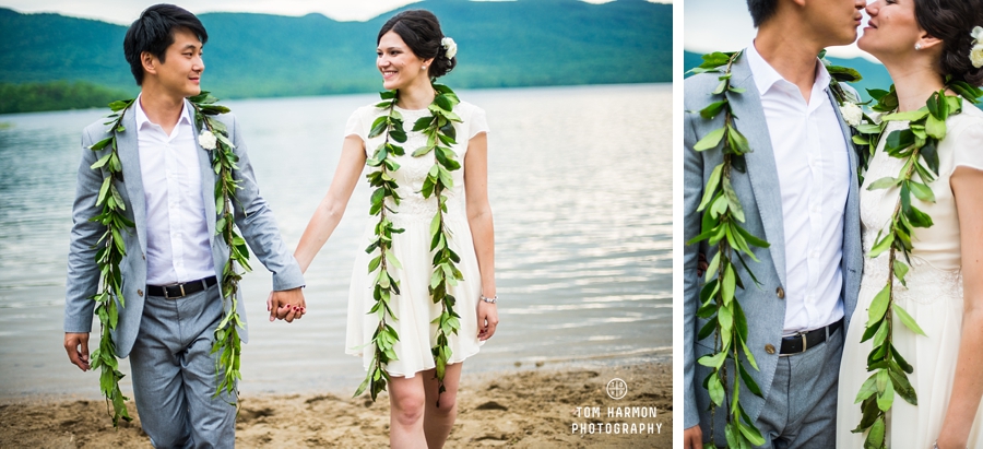 lake in vermont wedding