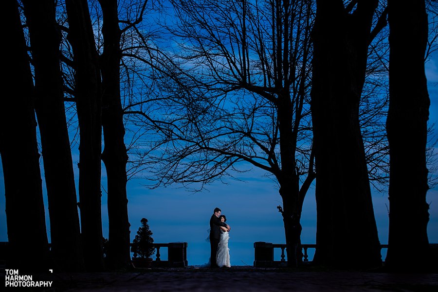 bourne mansion wedding couple