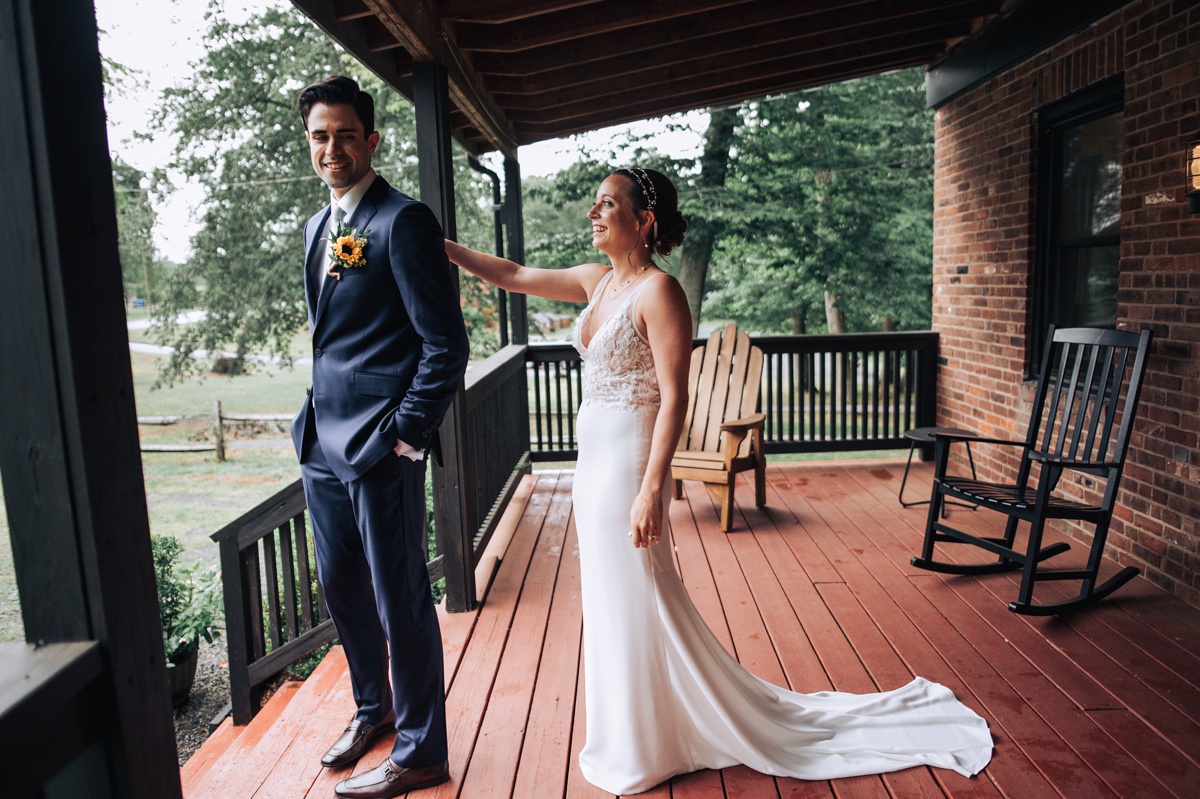 wedding at pavilion at Crystal lake