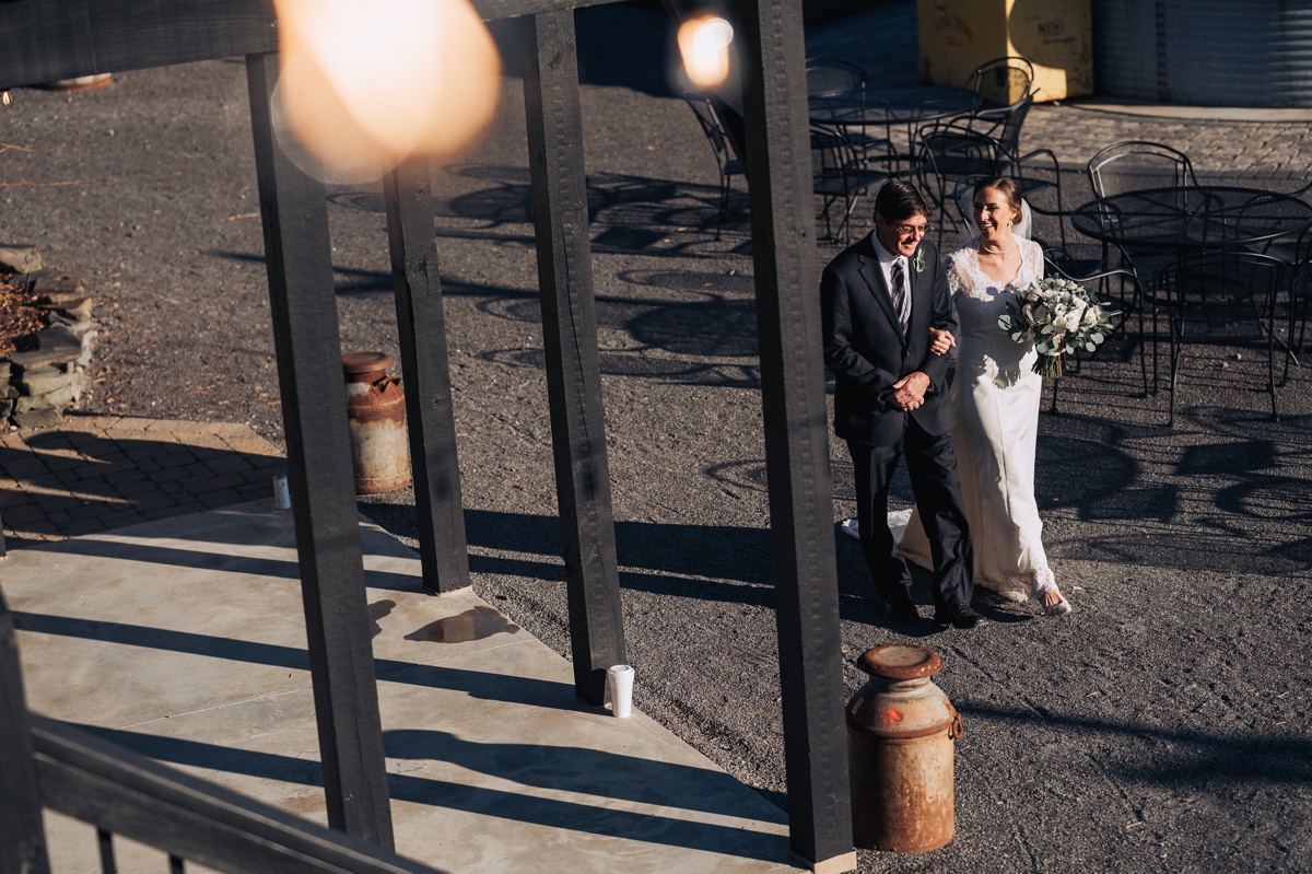 hayloft on the arch wedding